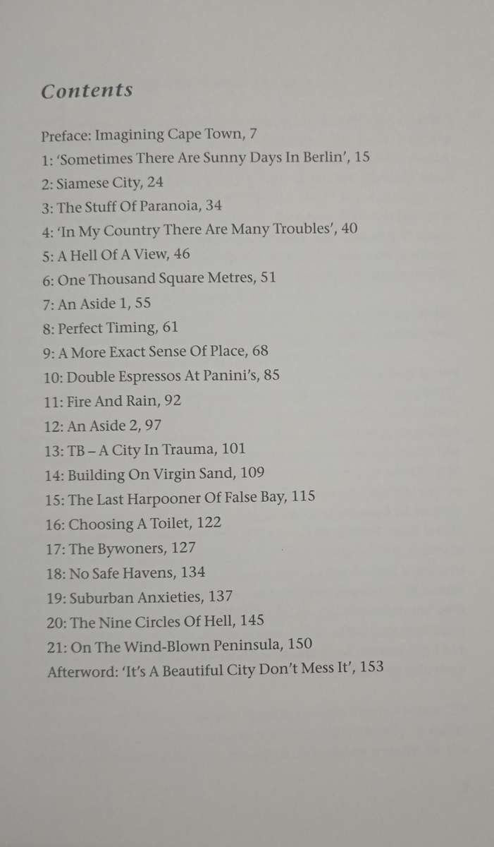 Sea-Mountain Fire City by Mike Nicol