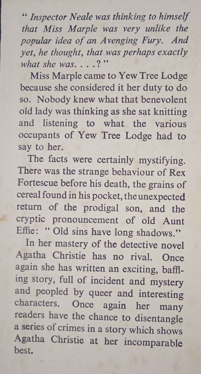 A Pocket Full of Rye by Agatha Christie