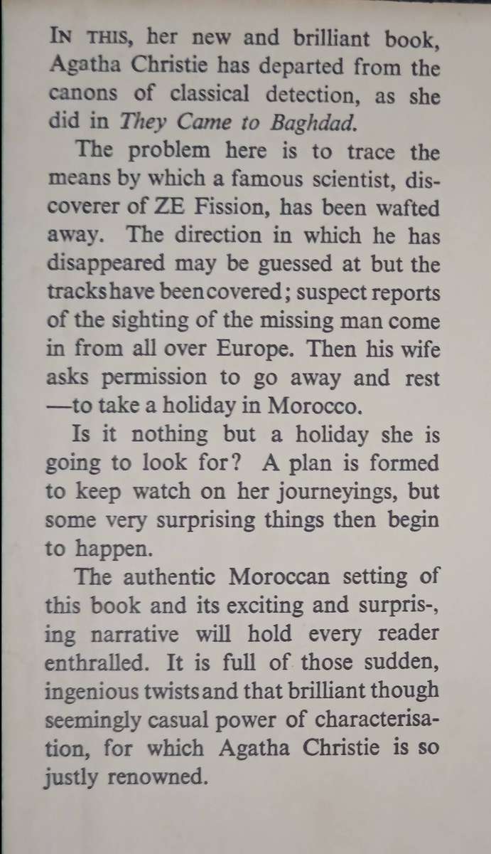 Destination Unknown by Agatha Christie