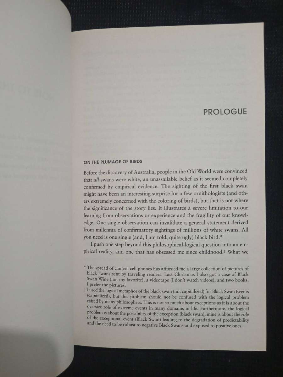 The Black Swan by Nassim Nicholas Taleb