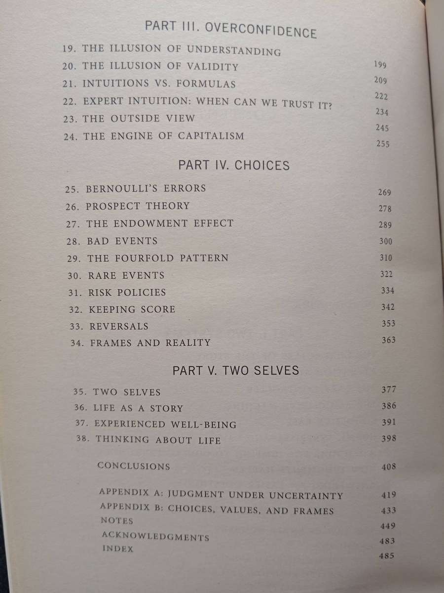 Thinking Fast and Slow by Daniel Kahneman