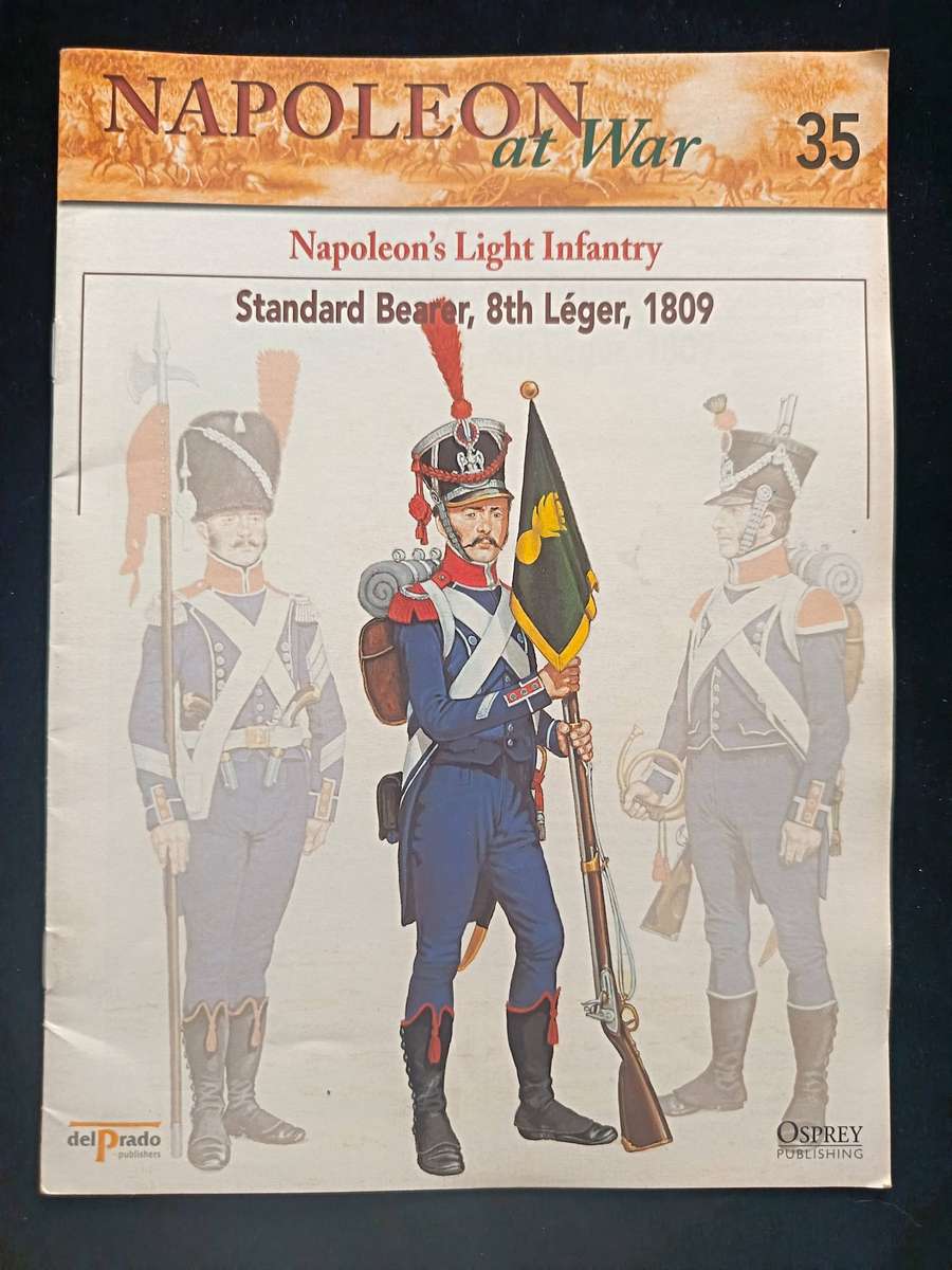 Napoleon at Wars 35 Napoleon's Light Infantry Standard Bearer 8th Léger 1809