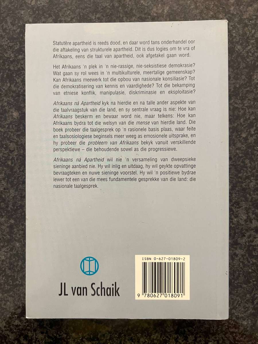 Afrikaans na Apartheid by VN Webb