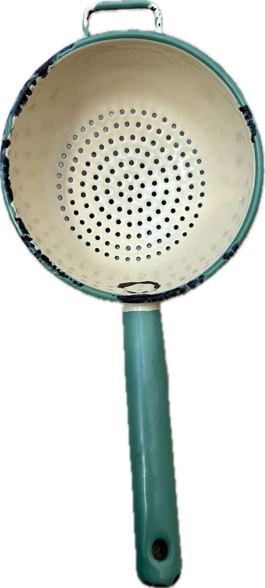 Vintage Kockums enamel colander