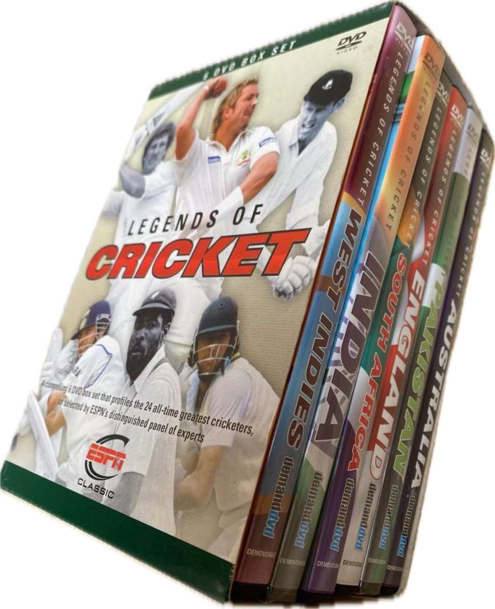 Legends of cricket 6 dvd box set