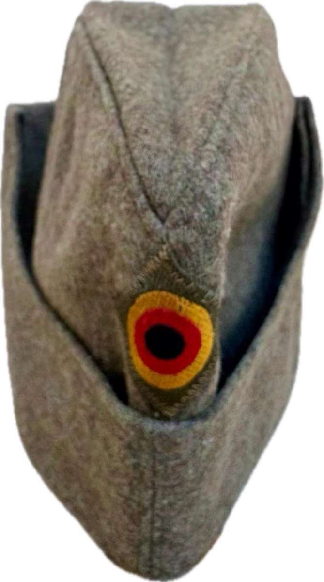 Vintage German army felt olive hat cap