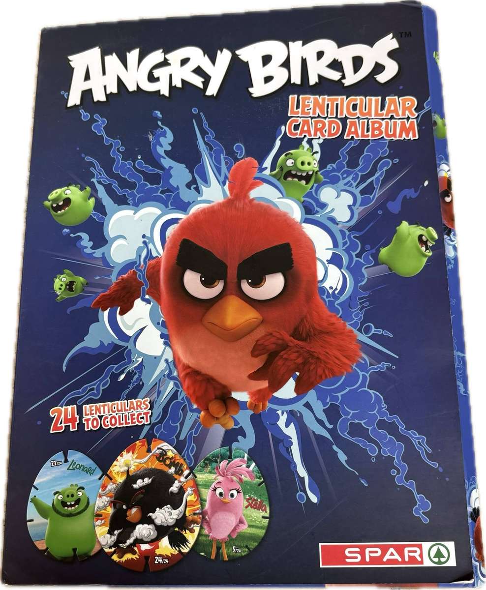 Angry Birds Lenticular Cards Album (4 missing) 2016 spar