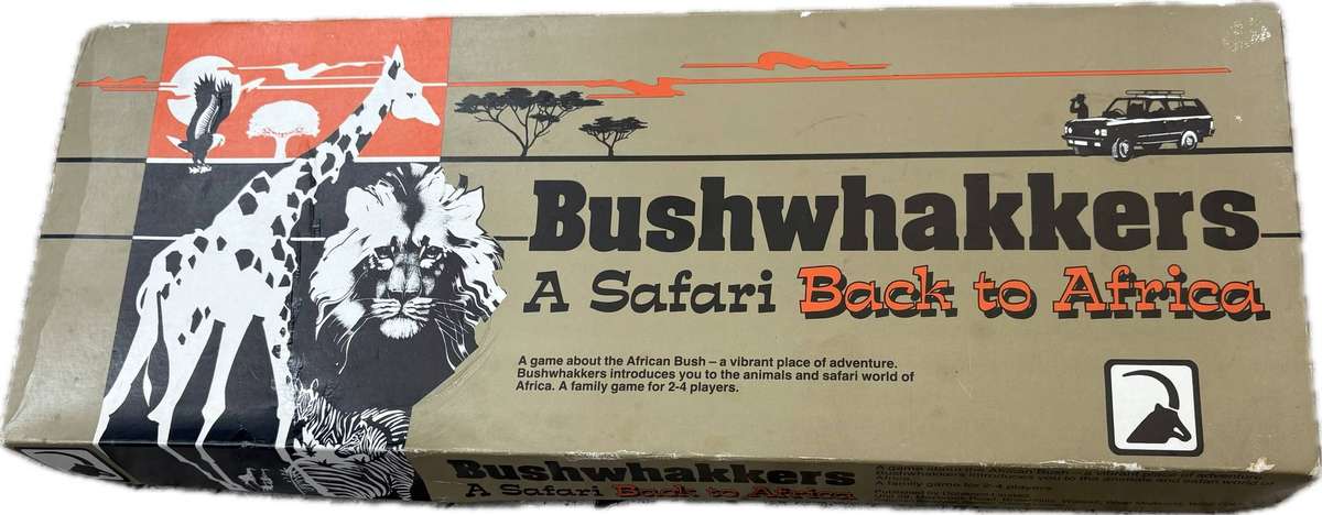 Vintage Bushwhackers board game complete