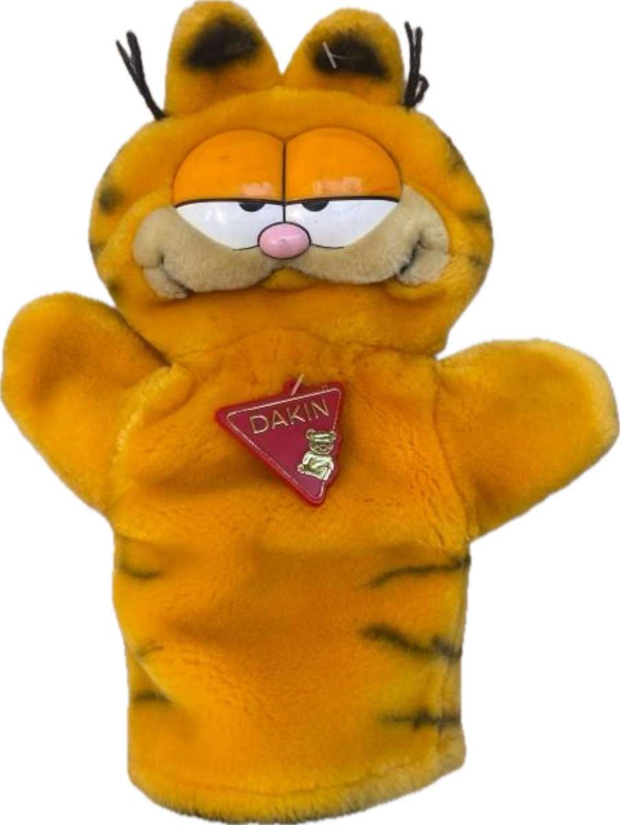 Vintage Garfield hand puppet as new