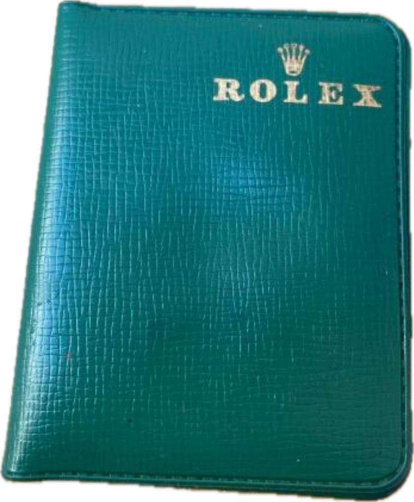 SUPER RARE VINTAGE ROLEX NEEDLE and SAFETY PIN SET IN ORIGINAL VINYL WALLET