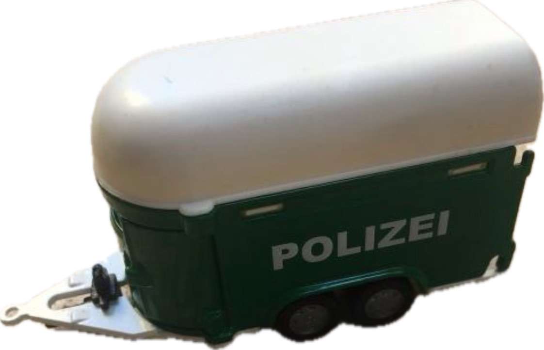 Siku 1996 , diecast , Polizei trailer rare 1,55