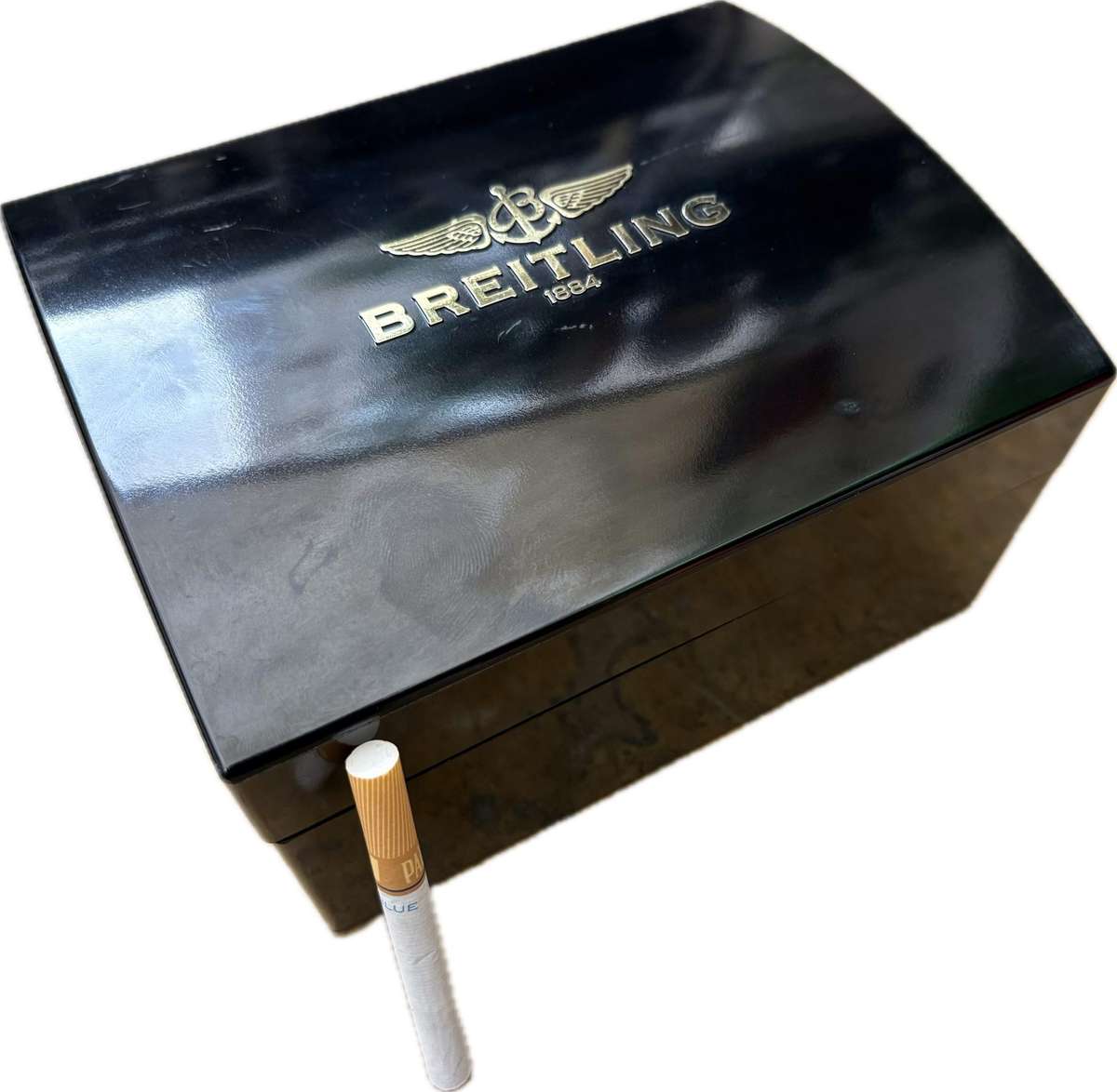 Breitling Bakelite black watch box
