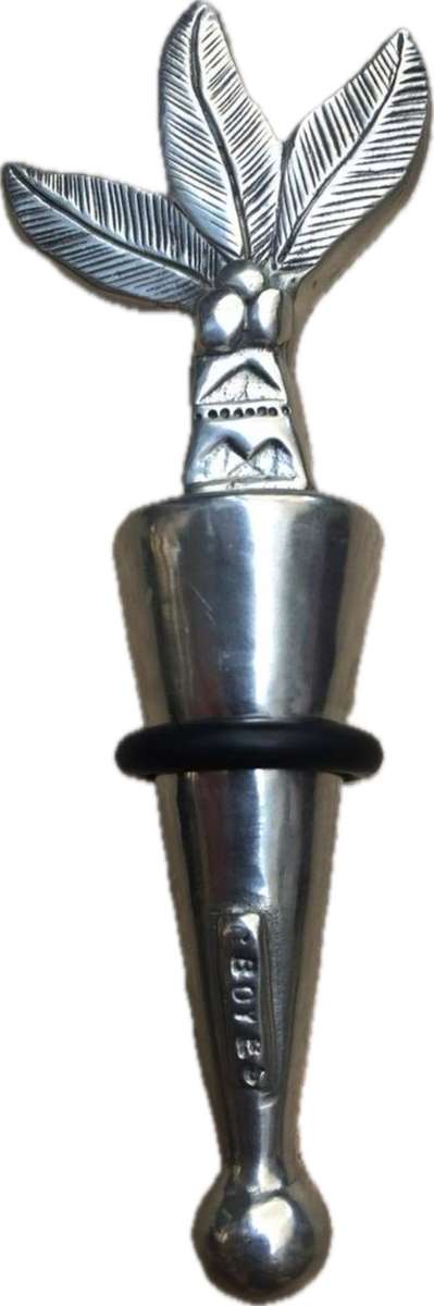 carrol boyes winestopper wine stop bottle stopper three leaf