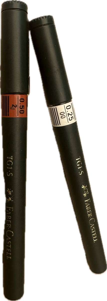 Faber Castell TG1-S Technical Drawing Pen Pair 0,25  and .0.50