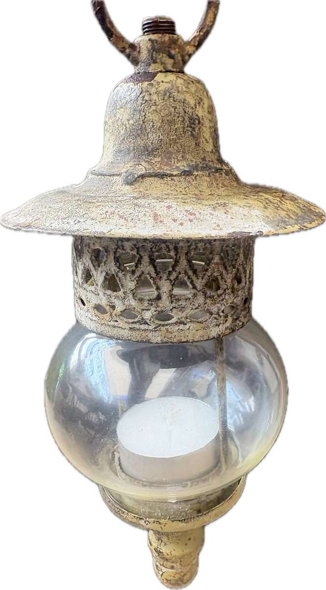 Vintage Moroccan lantern tea light candle