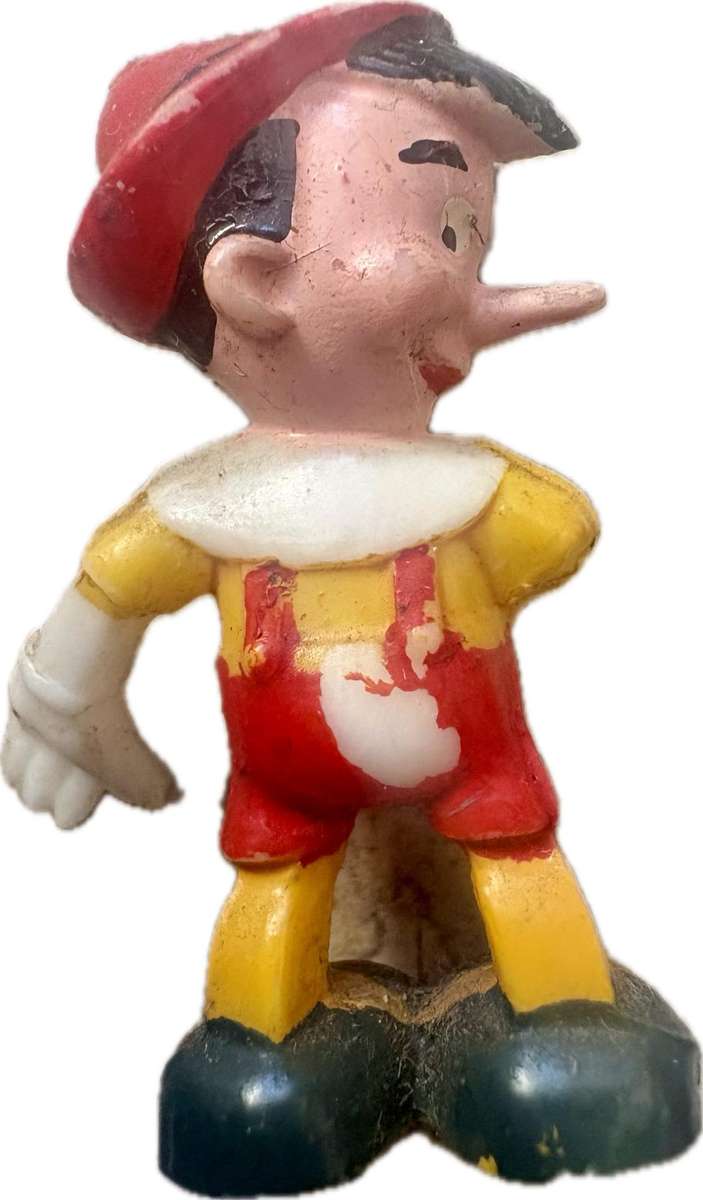 Vintage Pinocchio pvc hand painted figure