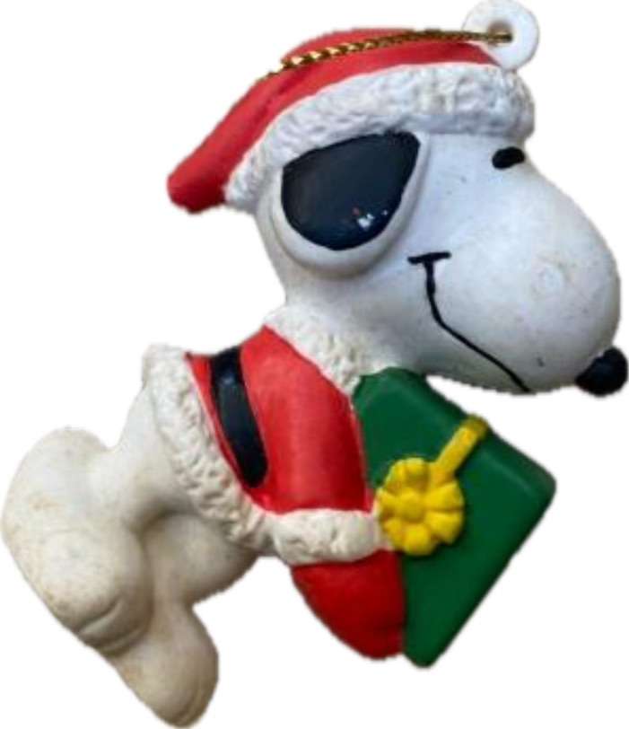 vintage Peanuts snoopy united feature syndicate UFS xmas figure