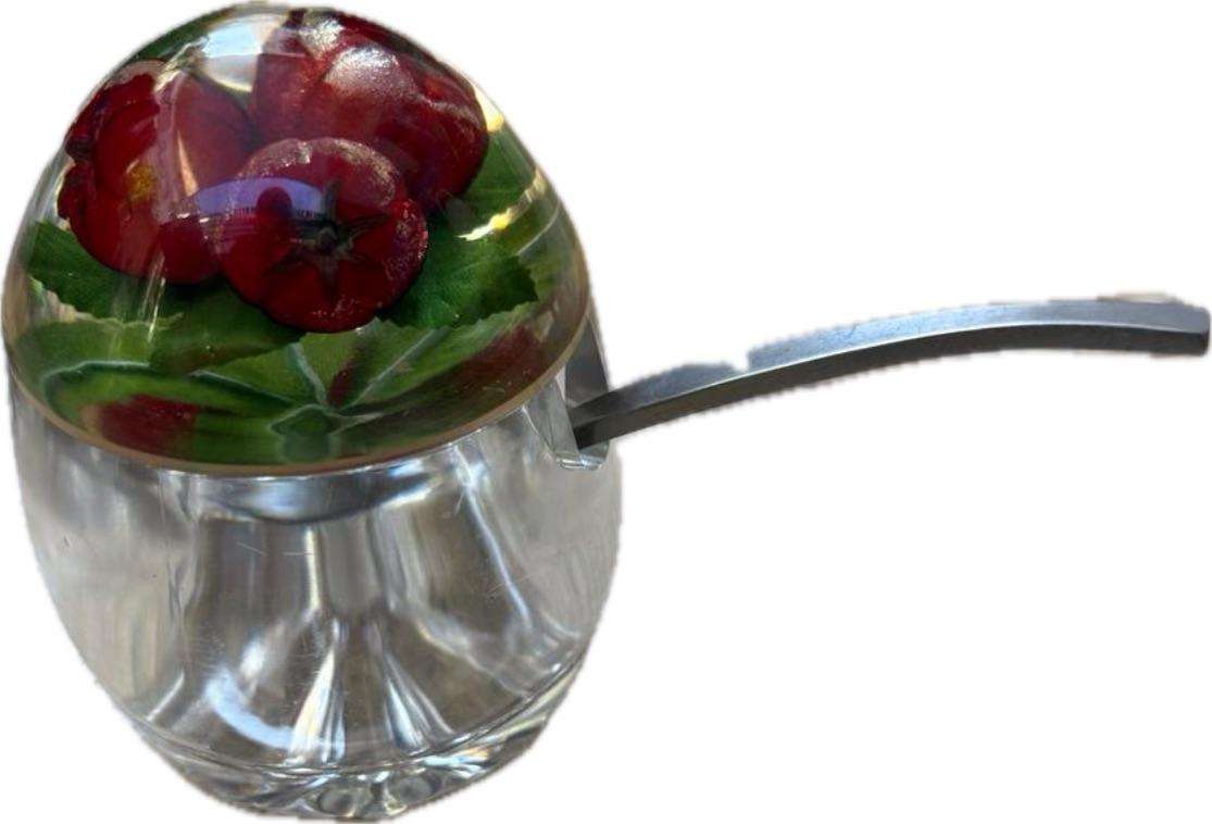 Vintage Jam jar Perspex lucite cherries