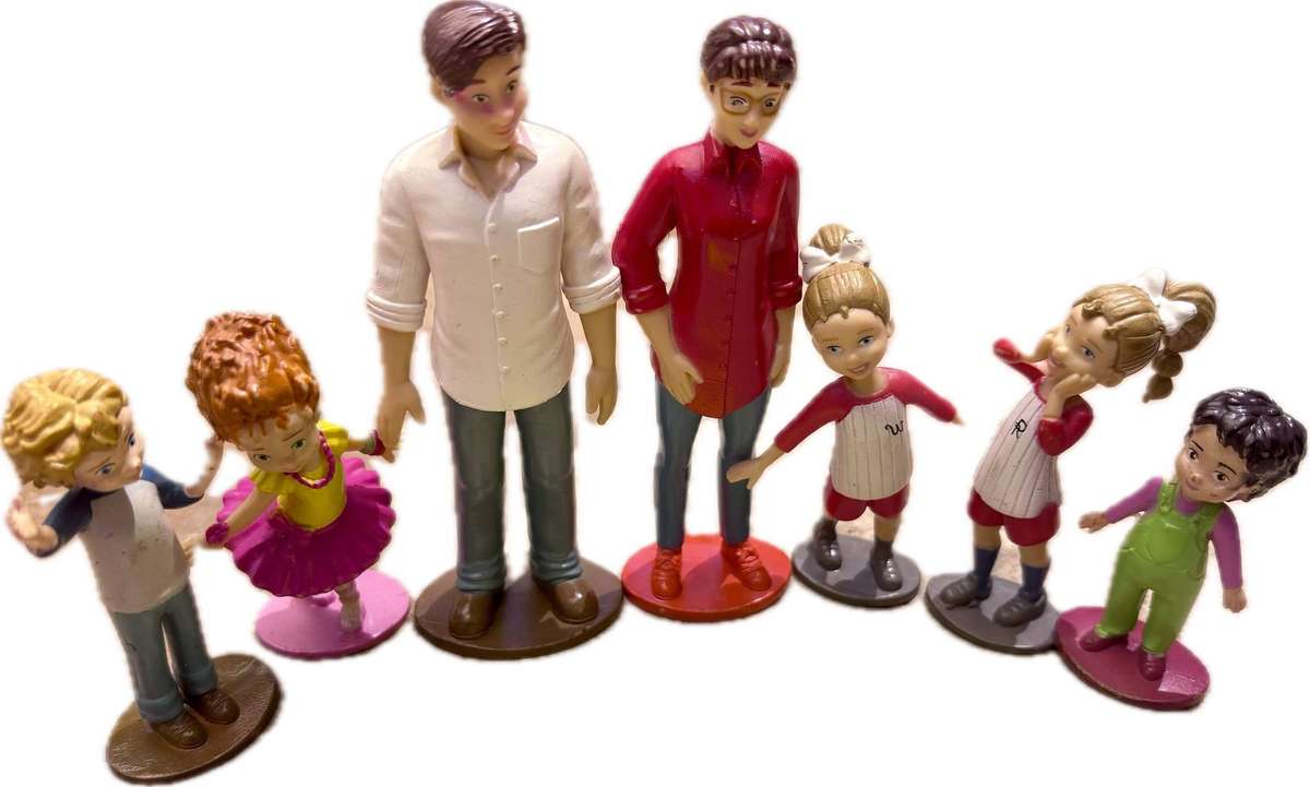 Fancy Nancy Clancy figure lot of 7 Disney
