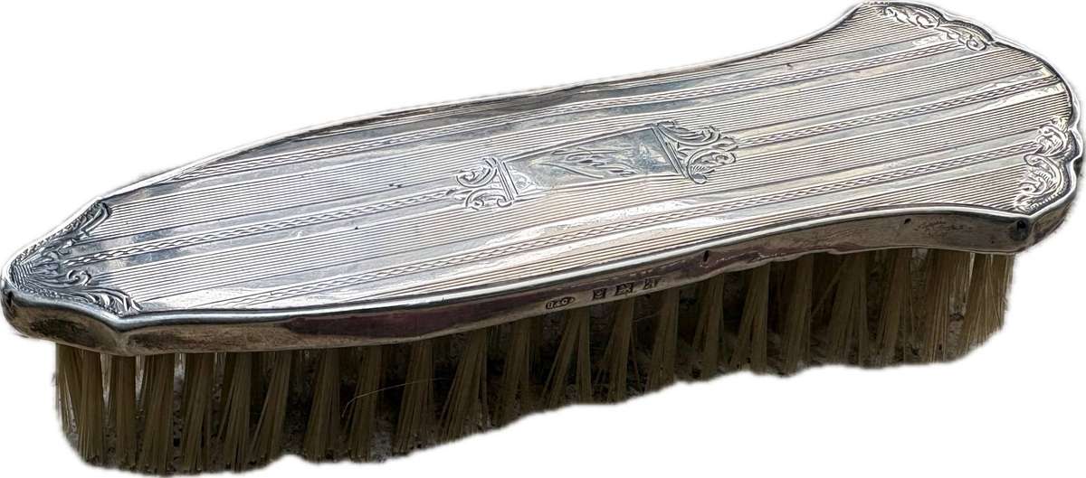 Vintage Sterling silver clothes vanity brush