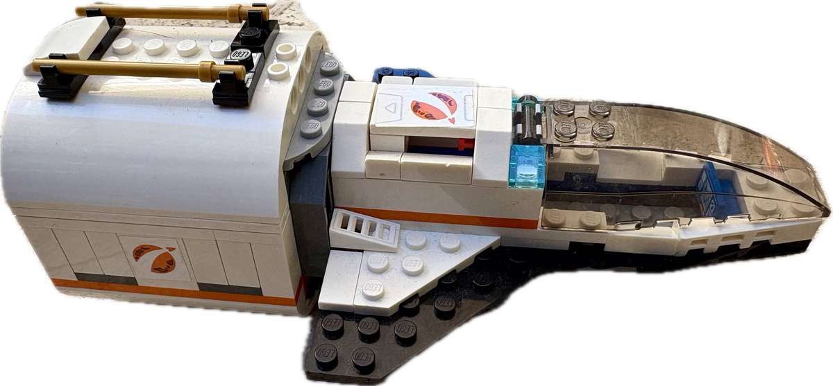 Lego city space ship and lunar module sold as spares