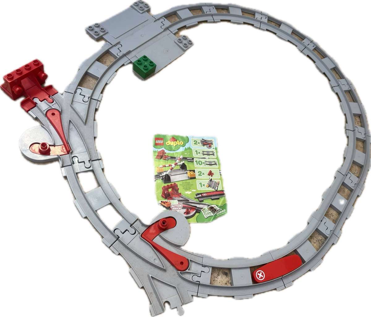 Lego duplo train tracks duplo pvc box and play mat lot