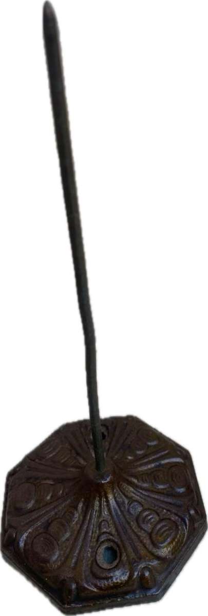 Vintage cast iron bill spike invoice holder