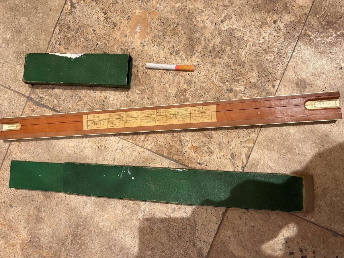 Vintage Faber Castell slide rule 4/54