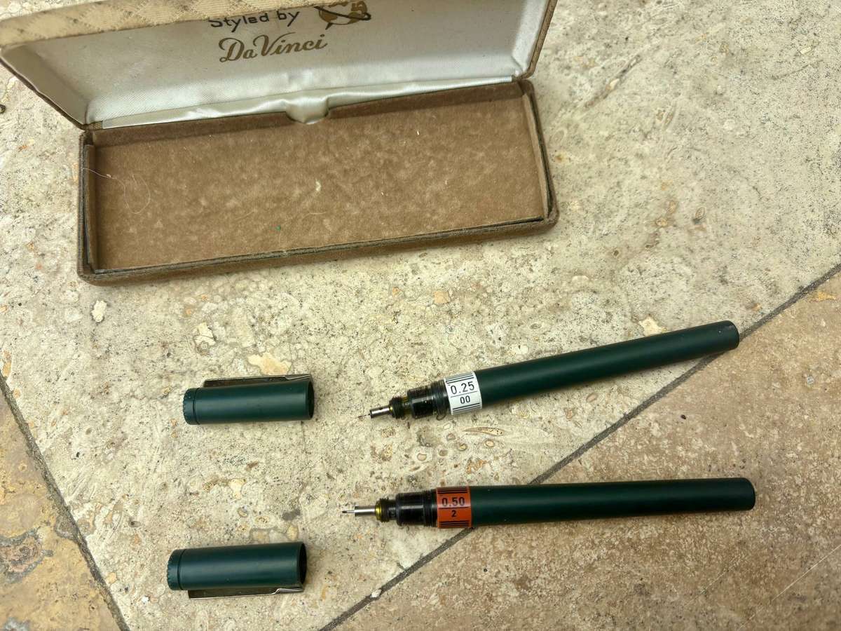 Faber Castell TG1-S Technical Drawing Pen Pair 0,25  and .0.50