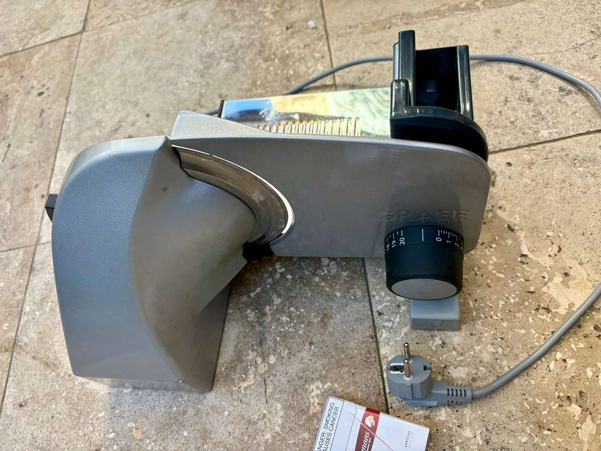 Graef master food meat slicer m10 Silver Germany