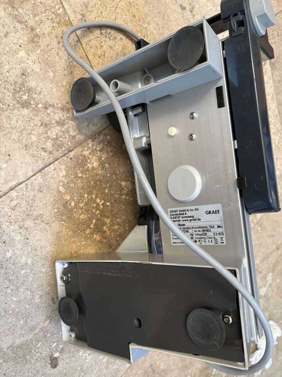 Graef master food meat slicer m10 Silver Germany