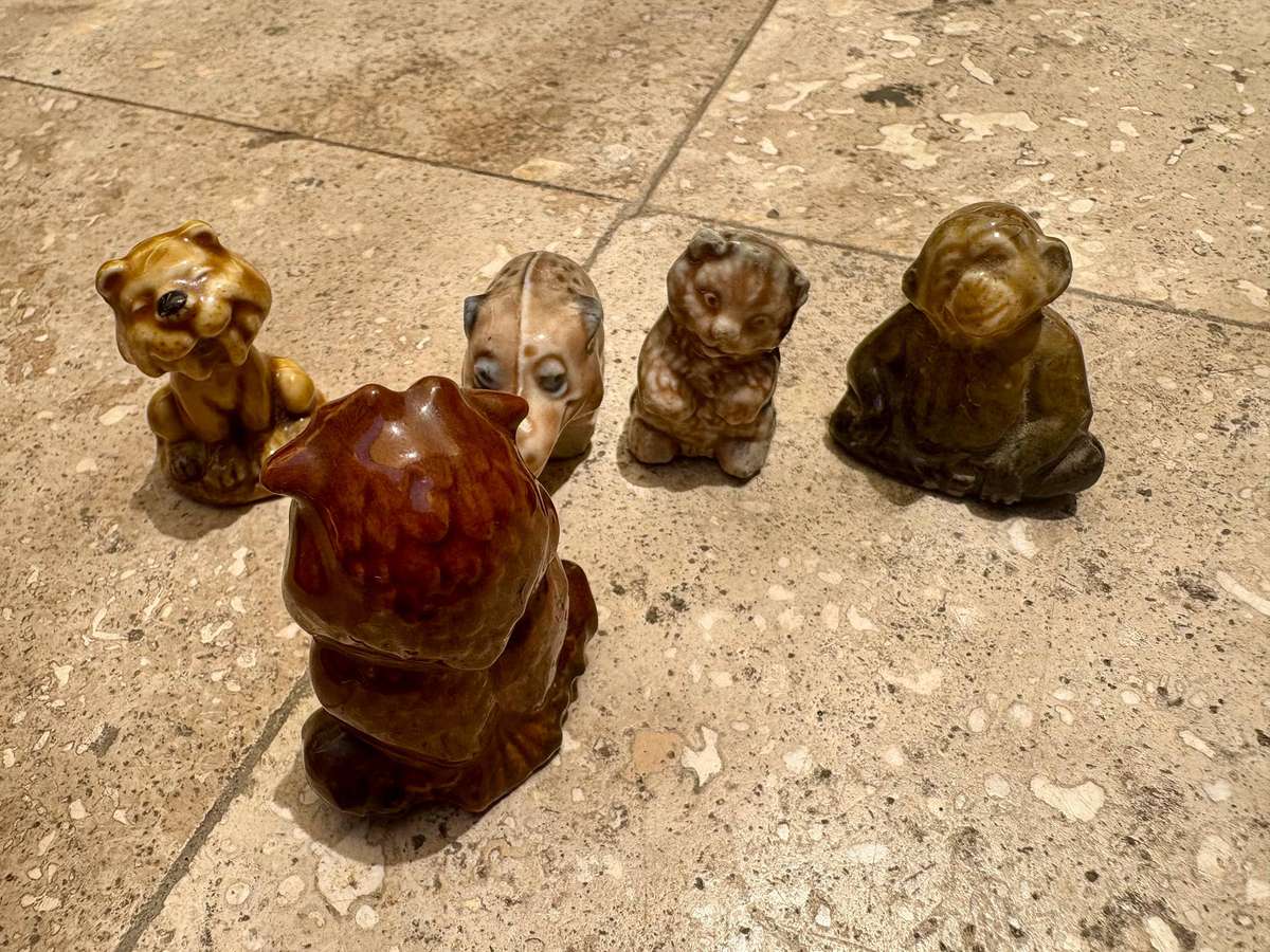 Wade Disney Hatbox Whimsie Archimedes the owl plus 4 Wade lot