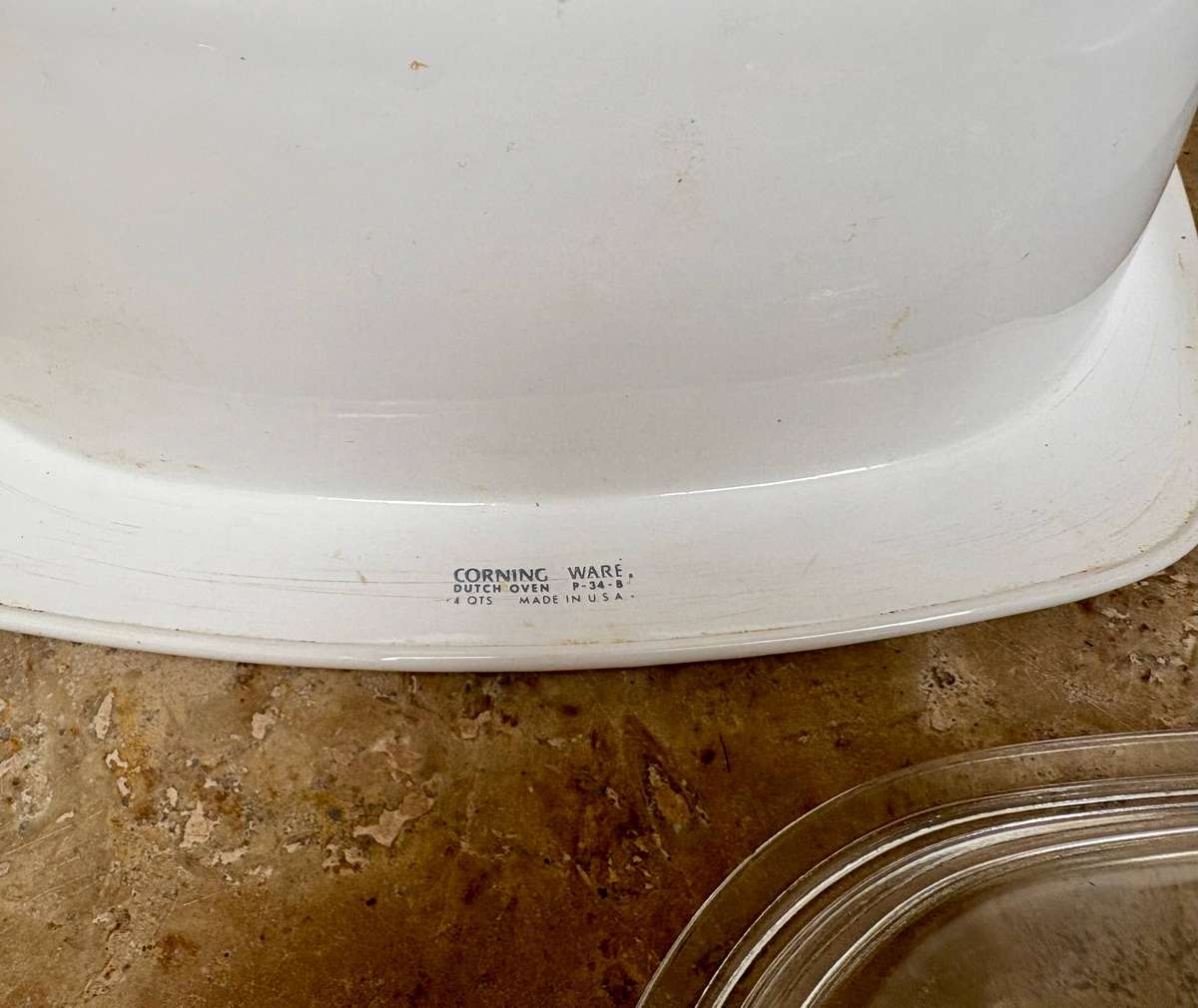 Vintage Corningware casserole dish ,  roaster pan pair cornflower blue USA