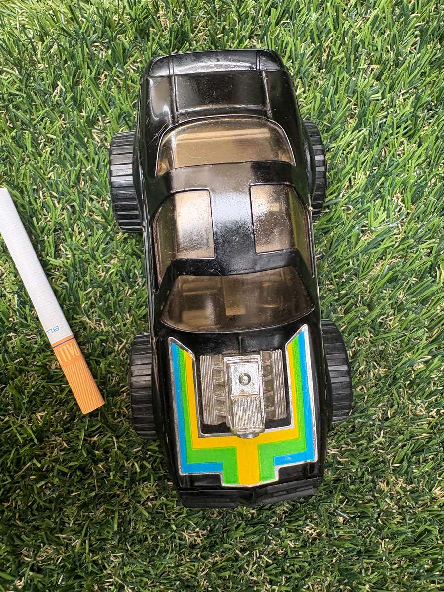 Vintage Buddy L Japan  black thunder car 4x4 1984