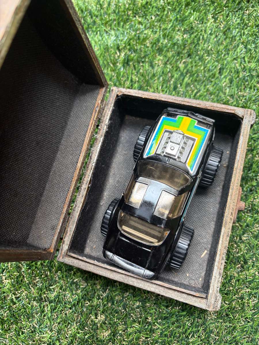 Vintage Buddy L Japan  black thunder car 4x4 1984