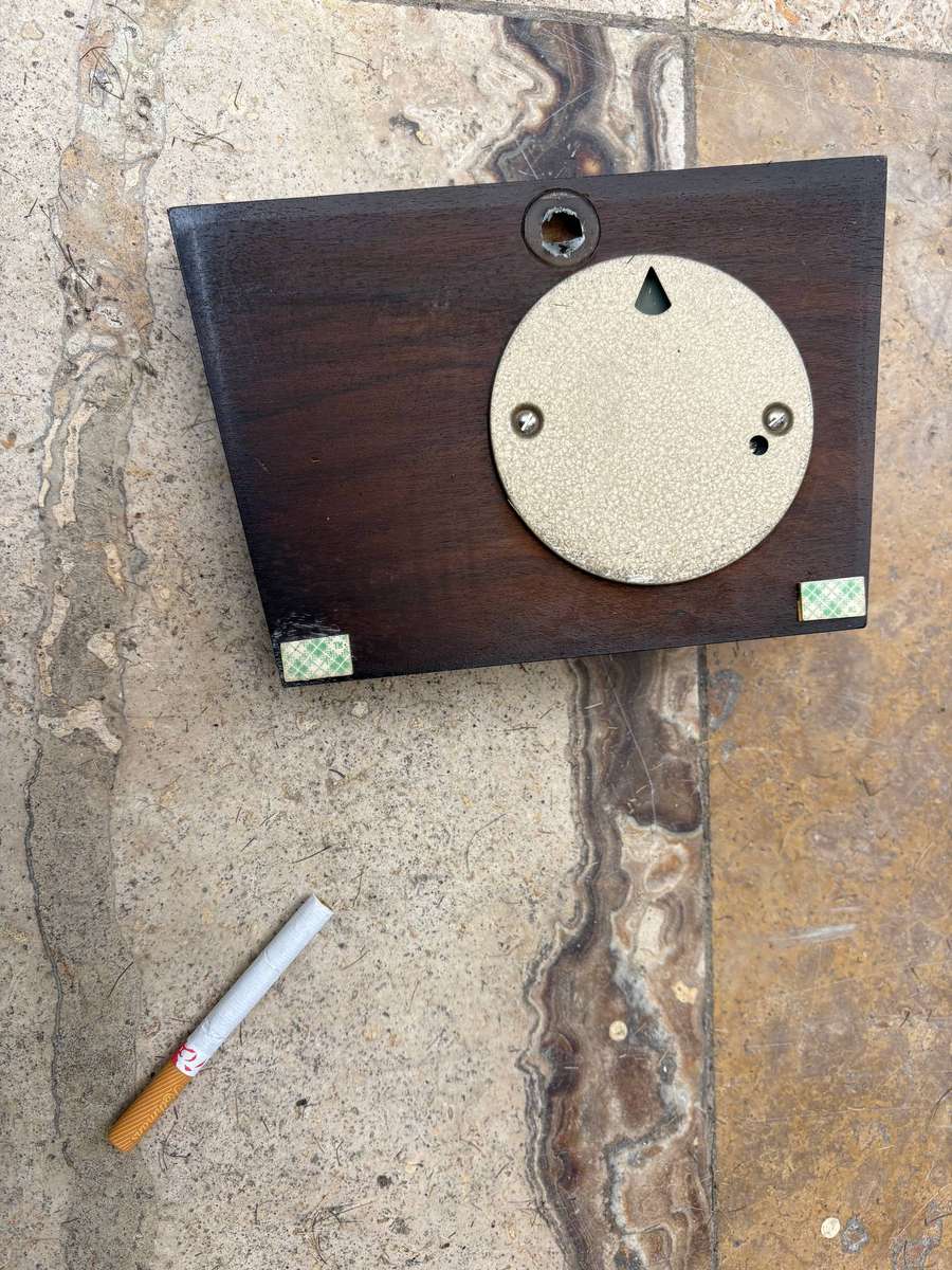 Vintage barometer thermometer wall mount Germany weather station