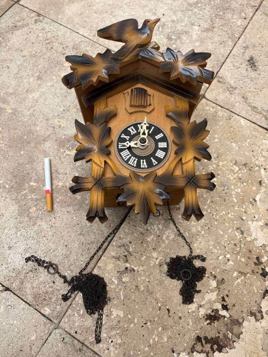 Vintage Cuckoo clock German 1967 tlc