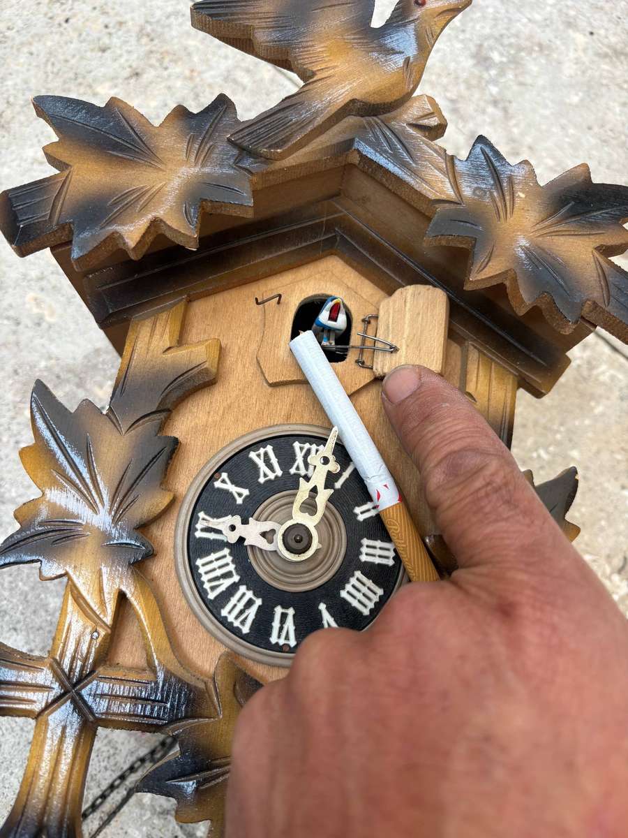 Vintage Cuckoo clock German 1967 tlc