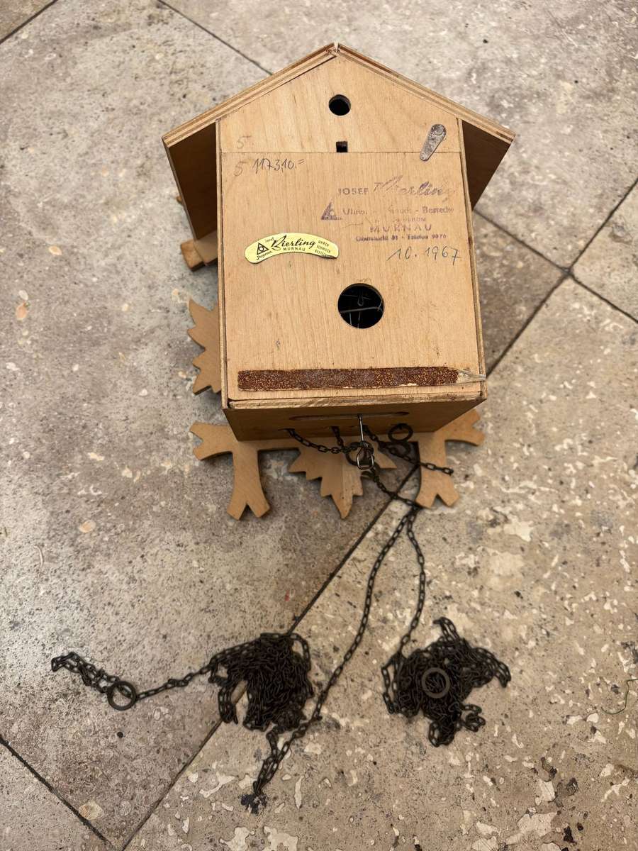 Vintage Cuckoo clock German 1967 tlc