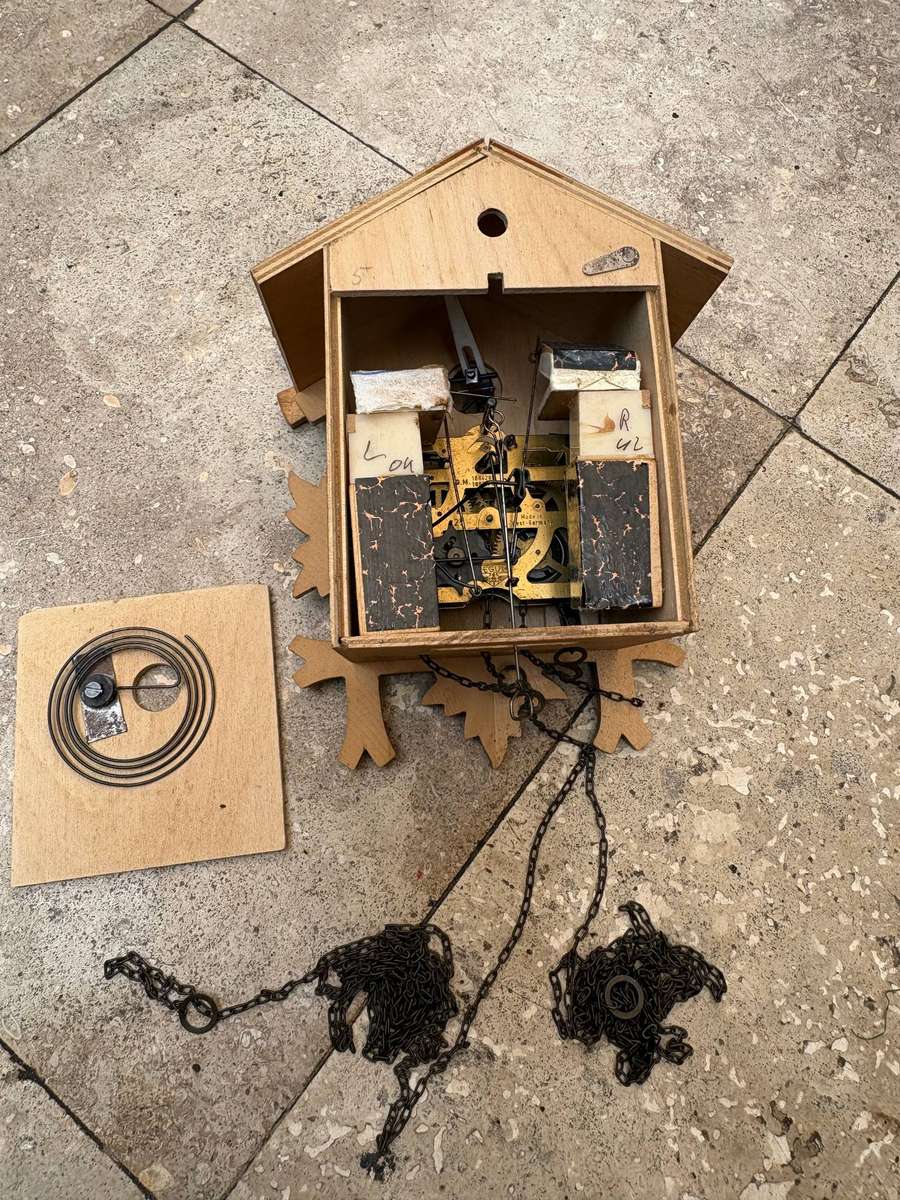 Vintage Cuckoo clock German 1967 tlc