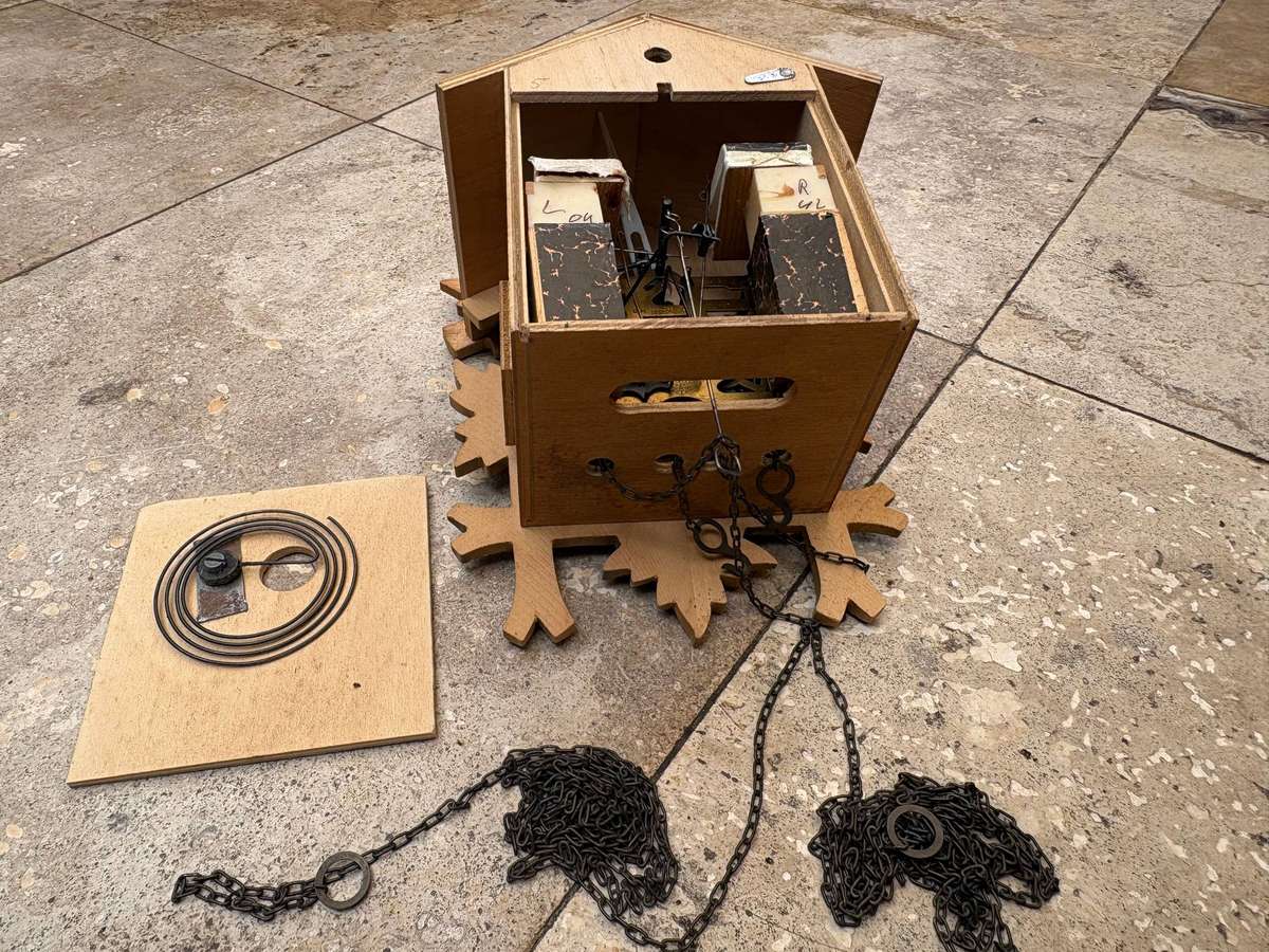 Vintage Cuckoo clock German 1967 tlc