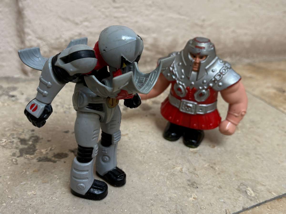 1983 Ram Man of He-Man-Masters 1986 he man Horde Trooper (MOTU) Vintage Figure pair