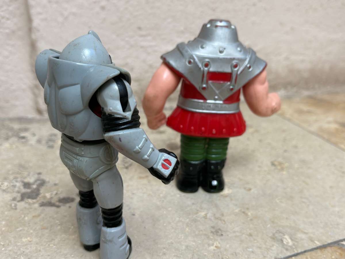 1983 Ram Man of He-Man-Masters 1986 he man Horde Trooper (MOTU) Vintage Figure pair