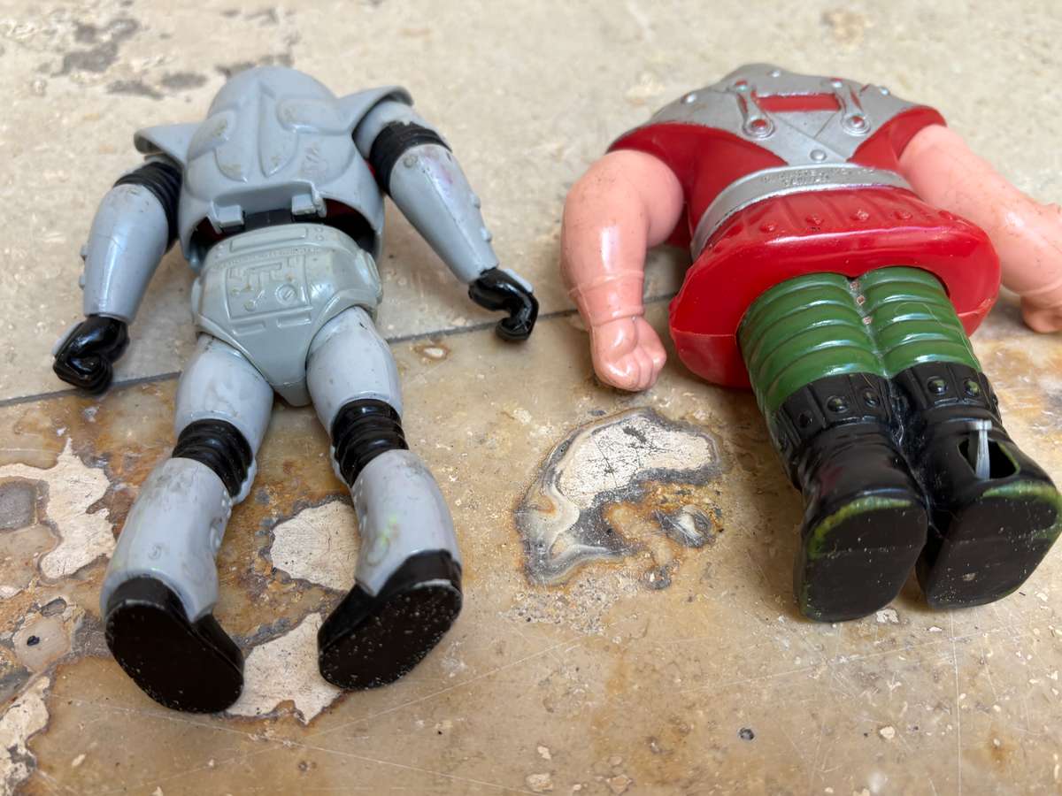 1983 Ram Man of He-Man-Masters 1986 he man Horde Trooper (MOTU) Vintage Figure pair