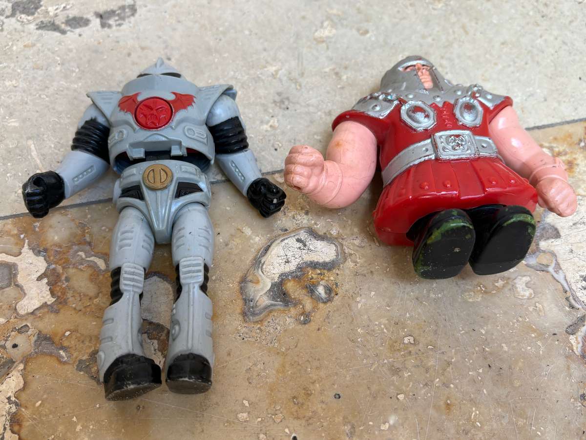 1983 Ram Man of He-Man-Masters 1986 he man Horde Trooper (MOTU) Vintage Figure pair