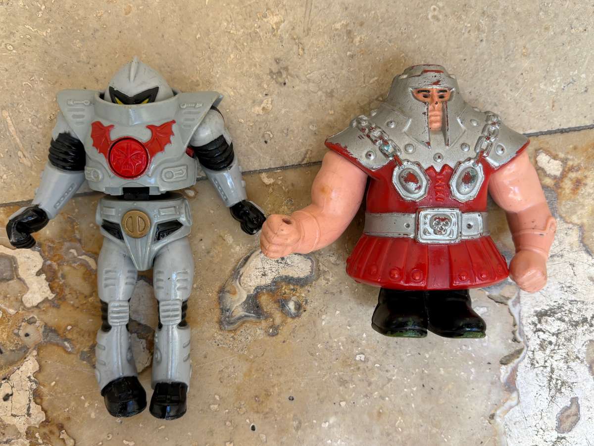 1983 Ram Man of He-Man-Masters 1986 he man Horde Trooper (MOTU) Vintage Figure pair