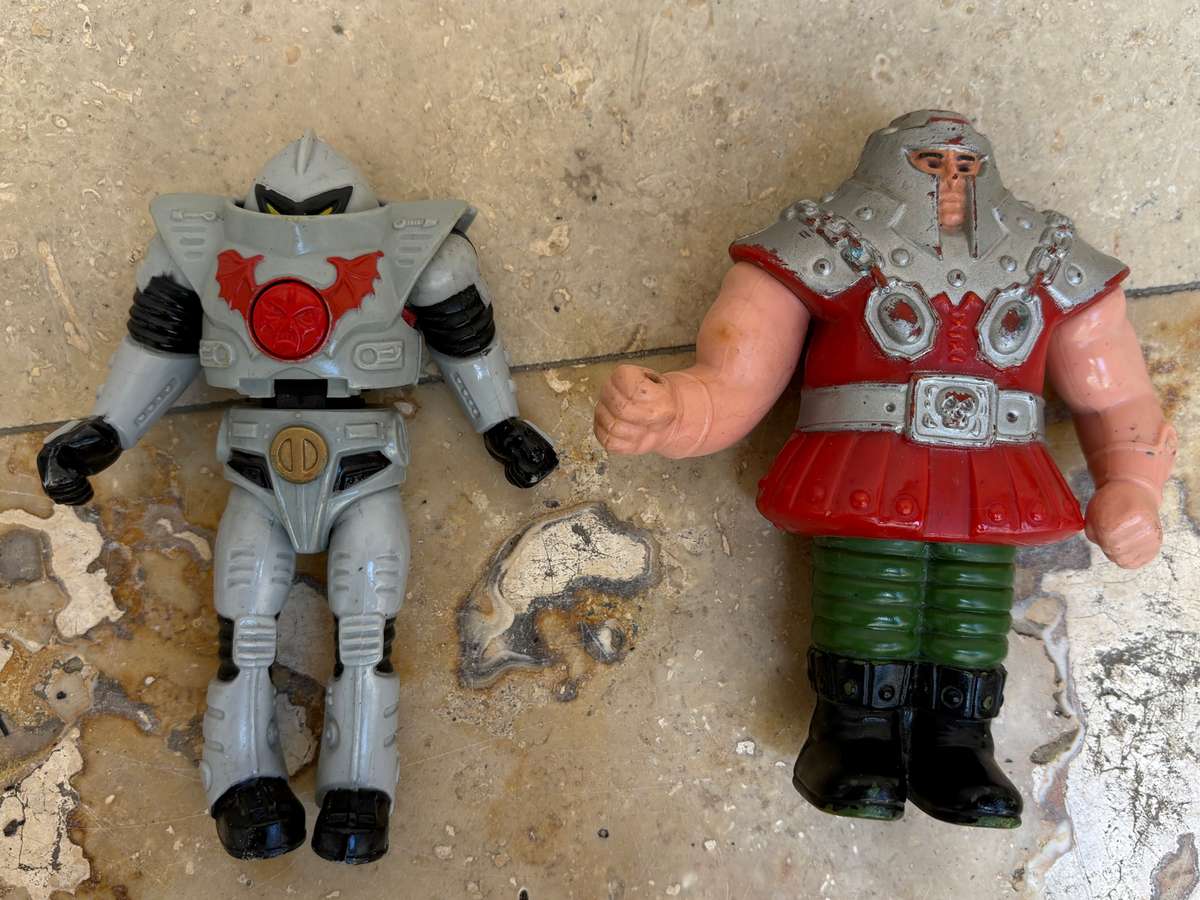 1983 Ram Man of He-Man-Masters 1986 he man Horde Trooper (MOTU) Vintage Figure pair