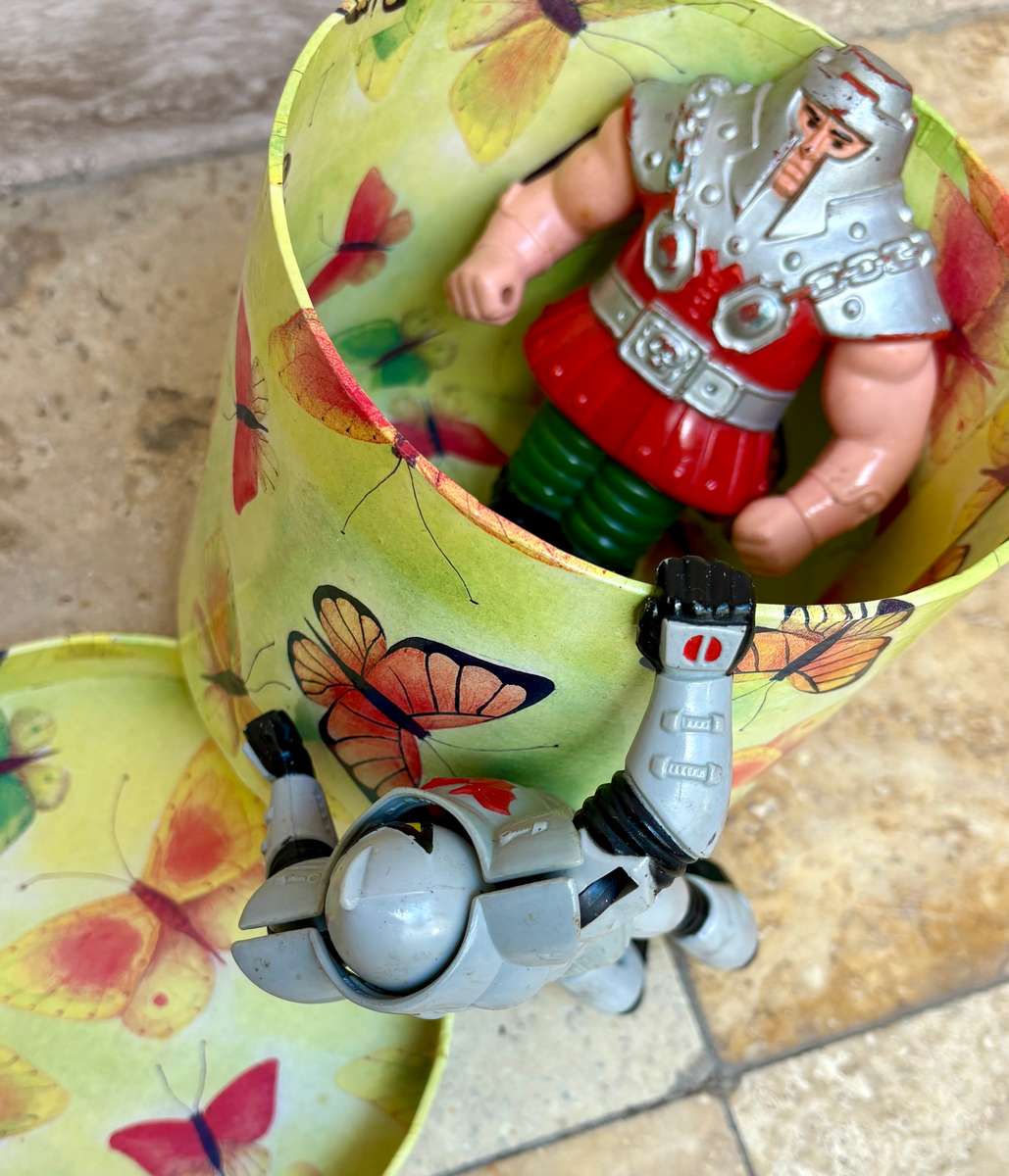 1983 Ram Man of He-Man-Masters 1986 he man Horde Trooper (MOTU) Vintage Figure pair