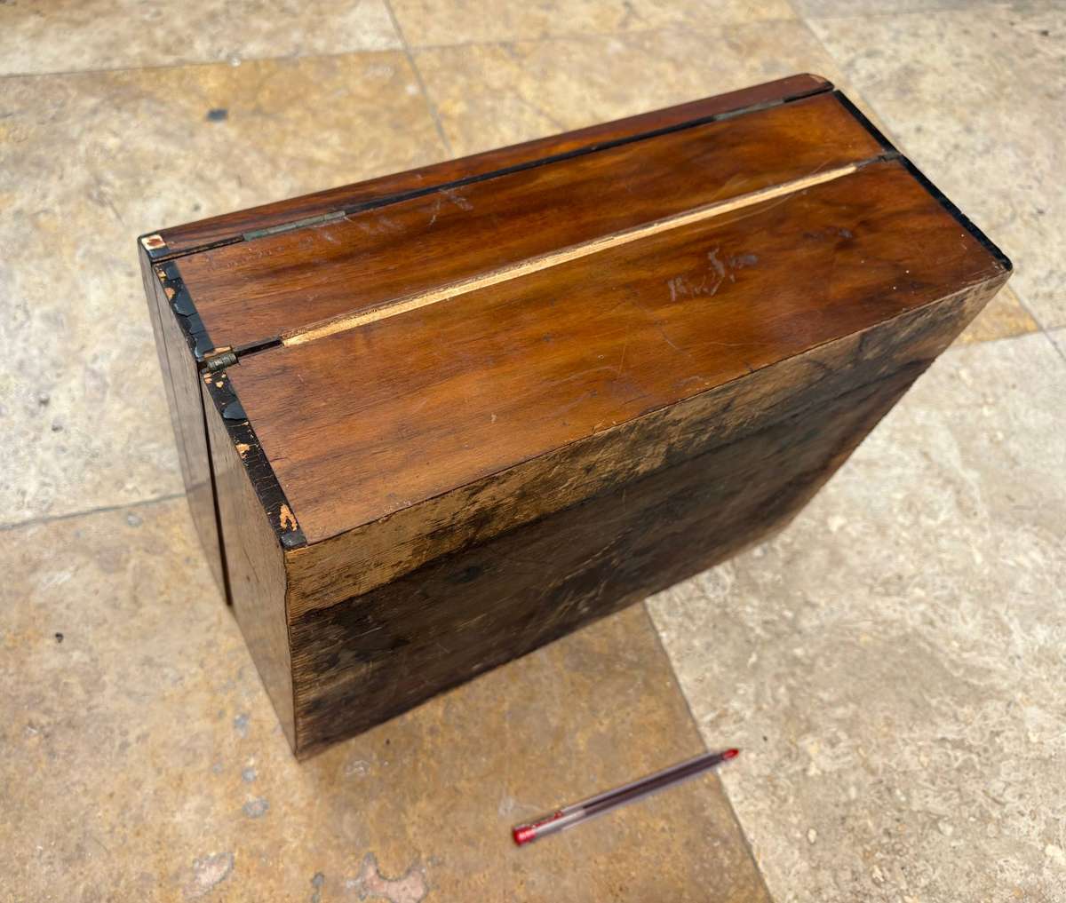 Antique writing box tlc