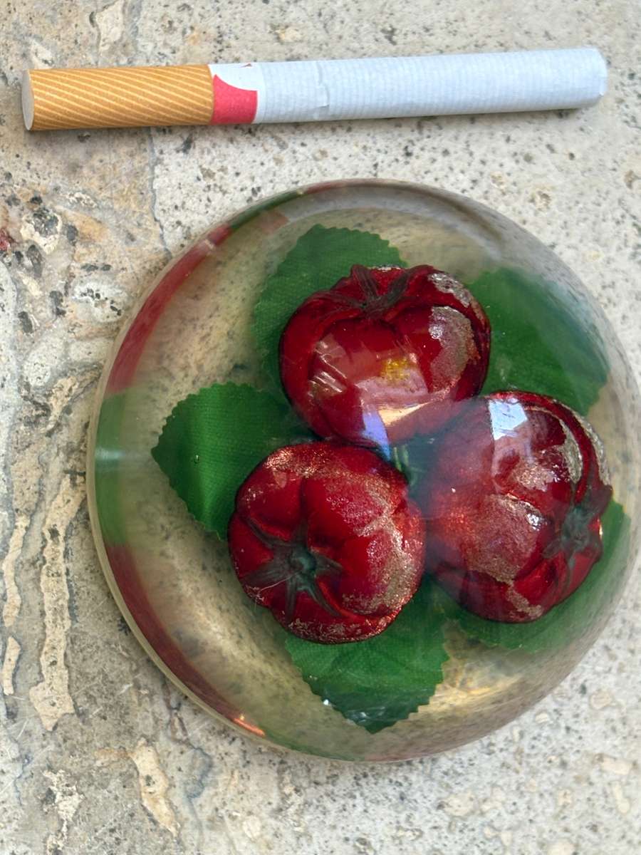 Vintage Jam jar Perspex lucite cherries